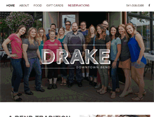 Tablet Screenshot of drakebend.com